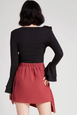 STORETS SALE Kate Asymmetric Ruffle Skirt