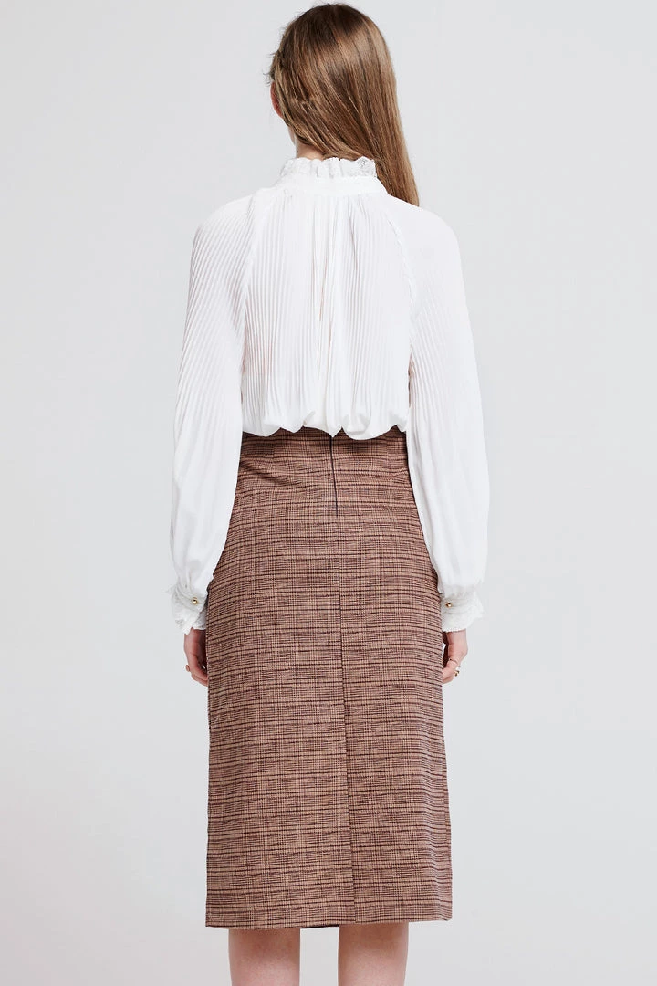 STORETS SALE Jennet Frayed Midi Skirt CLOTHING