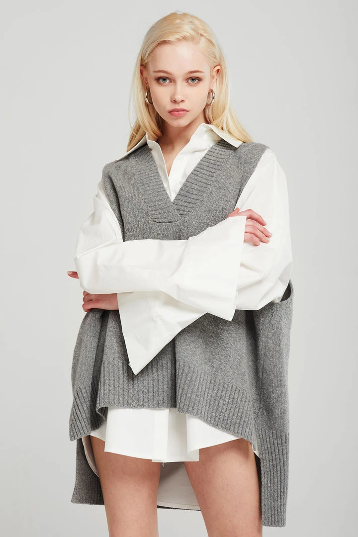 STORETS Influencer Lyla Oversized Knit Vest