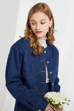 STORETS SALE Cristie Cropped Denim Jacket