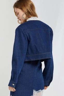 STORETS SALE Cristie Cropped Denim Jacket