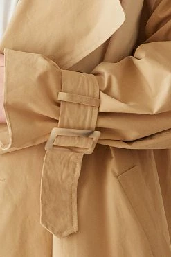 STORETS Brianna Colorblock Trench Coat CLOTHING