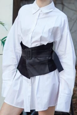 STORETS CLOTHING Blair Pintuck Shirt Dress