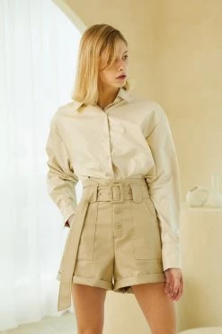 STORETS Eva Pleather Shirt