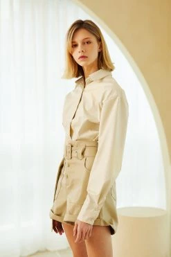 STORETS Eva Pleather Shirt