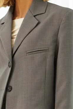 STORETS Olivia Oversized Long Blazer