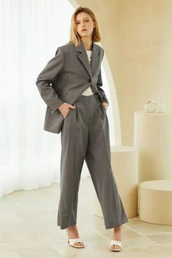 STORETS Olivia Oversized Long Blazer