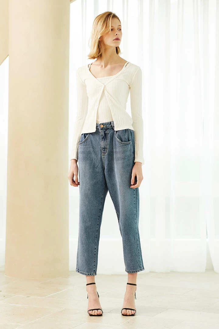 STORETS Amy Ribbed Cardigan Set