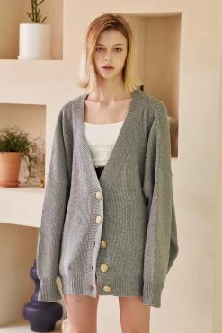 STORETS CLOTHING Charlotte Boxy Sweater Cardigan