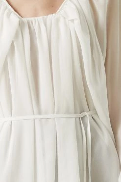 STORETS Hannah Sheer Chiffon Flowy Dress