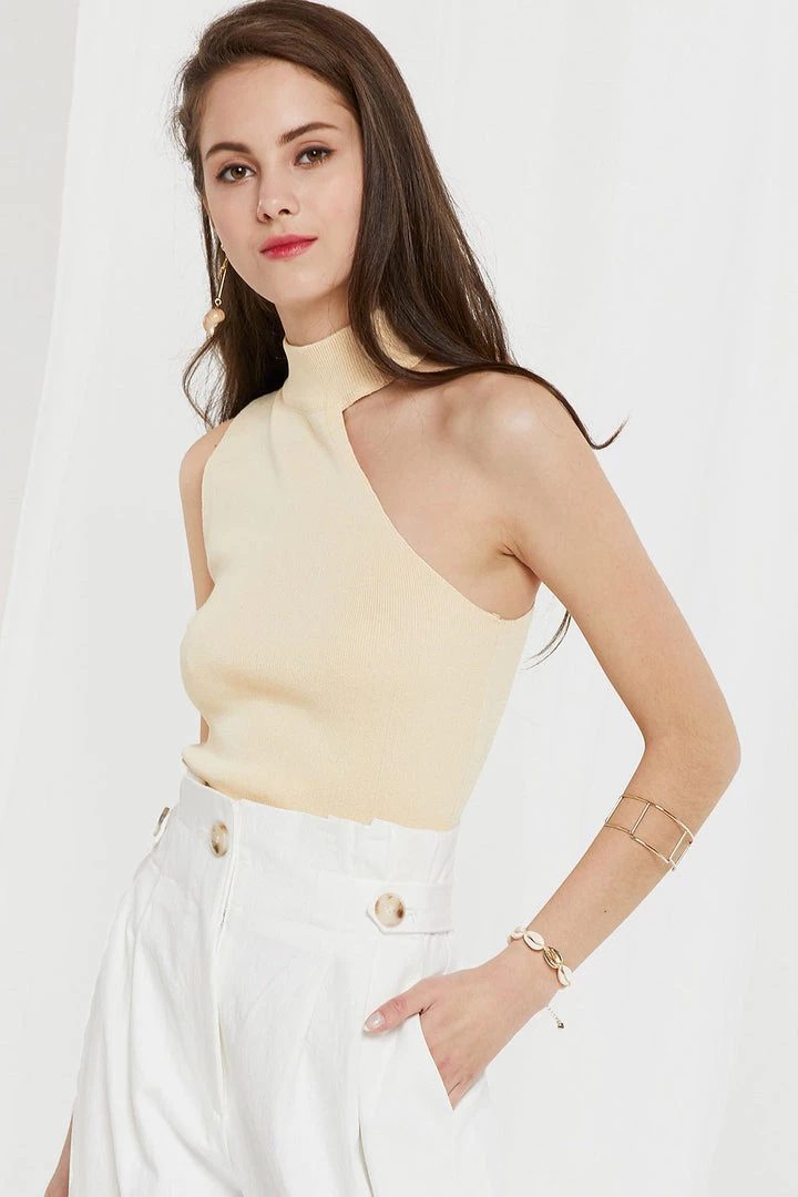 STORETS CLOTHING Alexis One Shoulder Knit Top