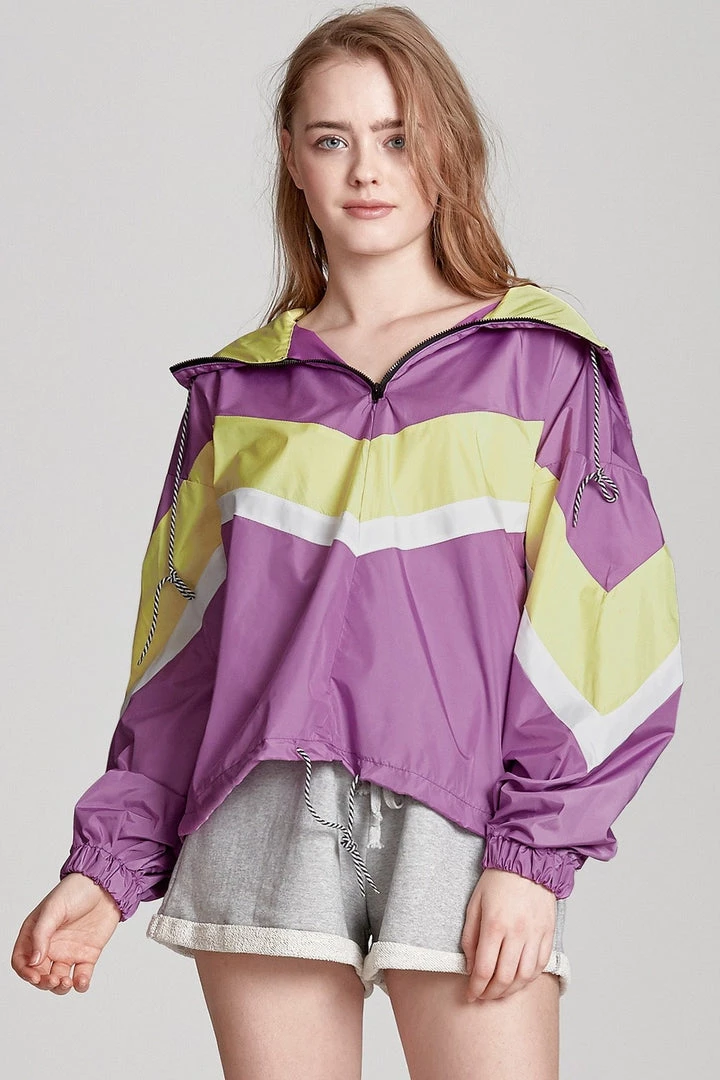 STORETS CLOTHING Bella Vintage Pop Windbreaker
