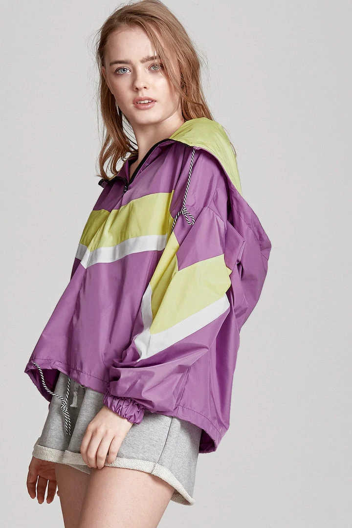 STORETS CLOTHING Bella Vintage Pop Windbreaker
