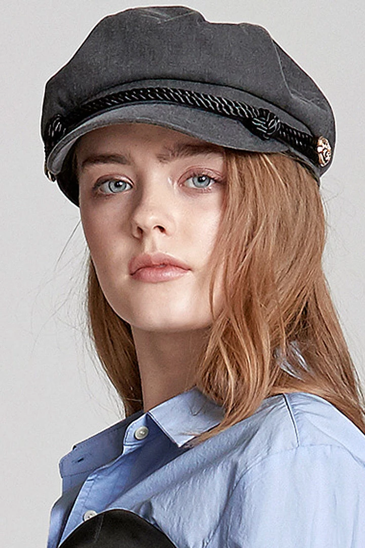 STORETS CLOTHING Double Rope Baker Boy Hat