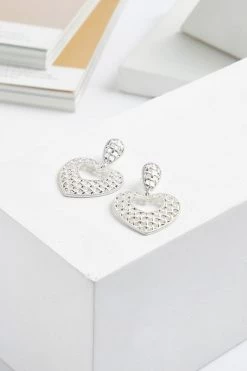 STORETS Heart Drop Earrings ACCESSORIES