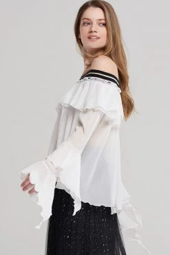 STORETS SALE Jill Tiered Ruffle Blouse