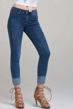 STORETS SALE Lori Roll Up Jeans