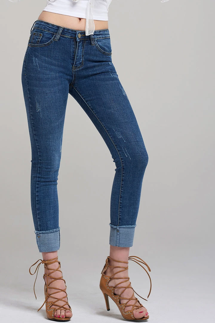 STORETS SALE Lori Roll Up Jeans