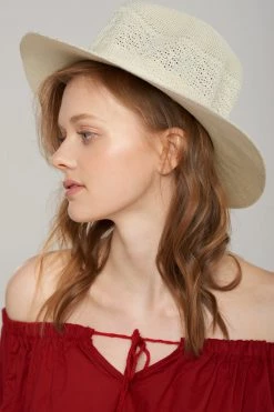 STORETS Pani Straw Fedora ACCESSORIES
