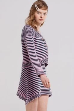 STORETS SALE Velma Striped Knit Skirt