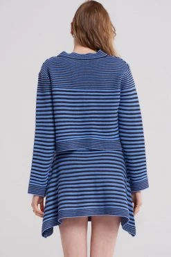 STORETS SALE Velma Striped Knit Skirt
