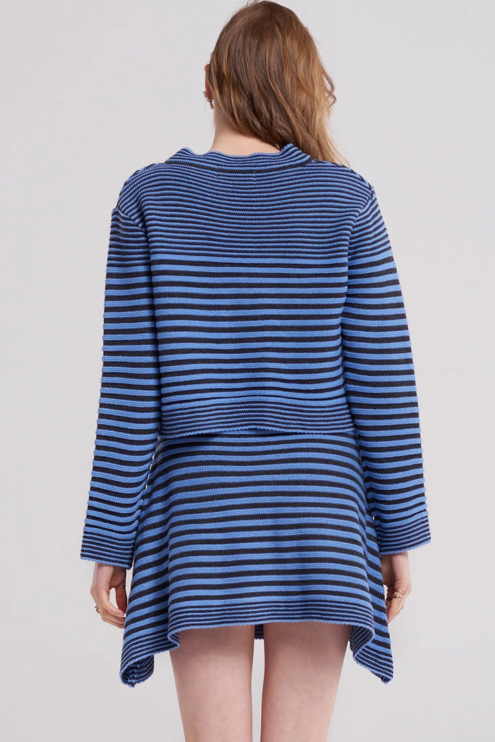 STORETS SALE Velma Striped Knit Skirt