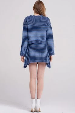 STORETS SALE Velma Striped Knit Skirt