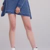 STORETS SALE Velma Striped Knit Skirt