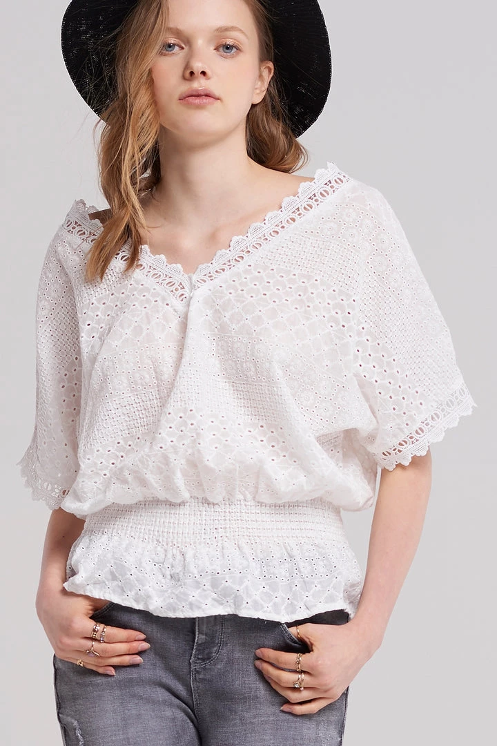 STORETS SALE Ellie Shirred Summer Top CLOTHING