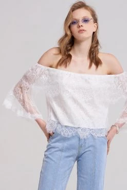 STORETS SALE Arial Chabet Lace Blouse CLOTHING