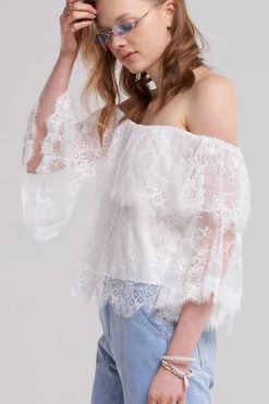 STORETS SALE Arial Chabet Lace Blouse CLOTHING