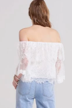 STORETS SALE Arial Chabet Lace Blouse CLOTHING