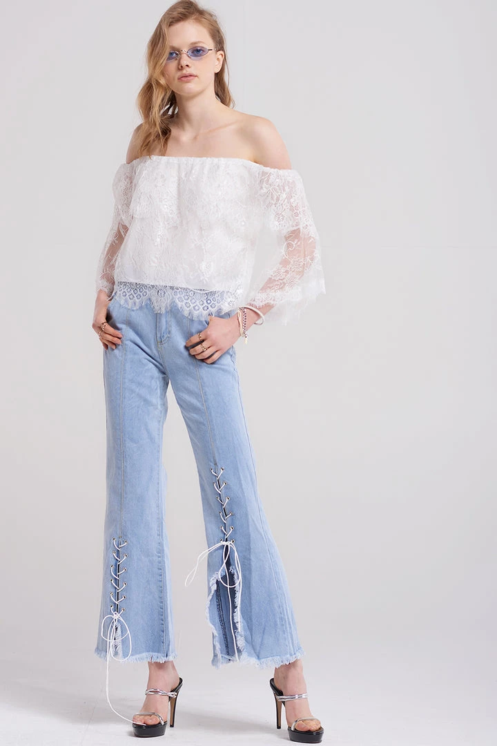 STORETS SALE Arial Chabet Lace Blouse CLOTHING