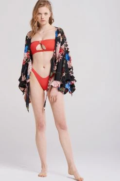 STORETS SALE CLOTHING Miya Floral Tie Blouse