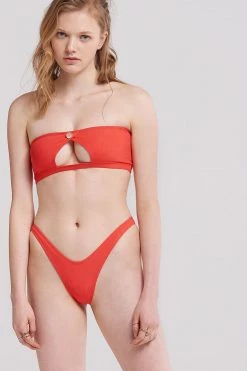 STORETS SALE CLOTHING Liv Button Cut Bikini Top