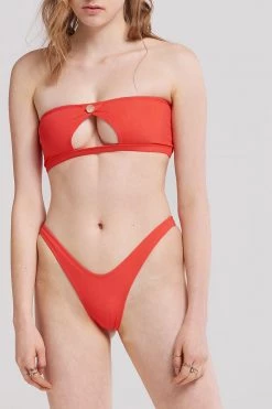 STORETS SALE CLOTHING Liv Button Cut Bikini Top