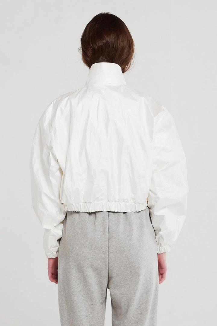 STORETS CLOTHING Sophia Crinkled Bomber Jacket