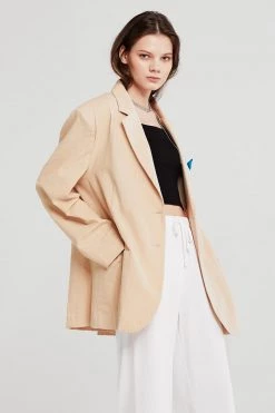 STORETS CLOTHING Brianna Oversized Handkerchief Blazer