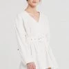 STORETS Layla Linen Belted Mini Dress CLOTHING
