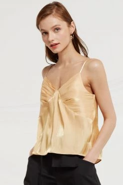 STORETS Kensley Crinkle Satin Cami Top