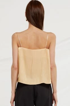 STORETS Kensley Crinkle Satin Cami Top