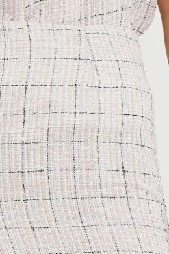 STORETS SALE Hadassah Plaid Tweed Skirt CLOTHING