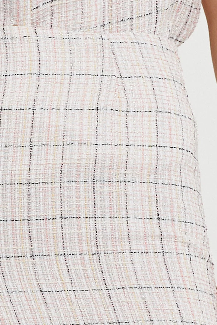 STORETS SALE Hadassah Plaid Tweed Skirt CLOTHING