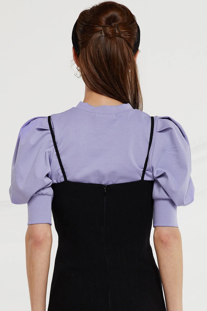 STORETS CLOTHING Holly Half Puff Sleeve Top