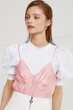 STORETS Kensley Crinkle Satin Cami Top