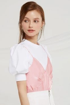 STORETS Kensley Crinkle Satin Cami Top