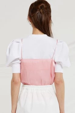 STORETS Kensley Crinkle Satin Cami Top