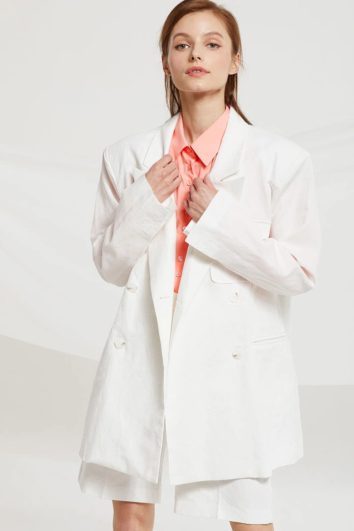 STORETS Marissa Linen Oversized Jacket CLOTHING