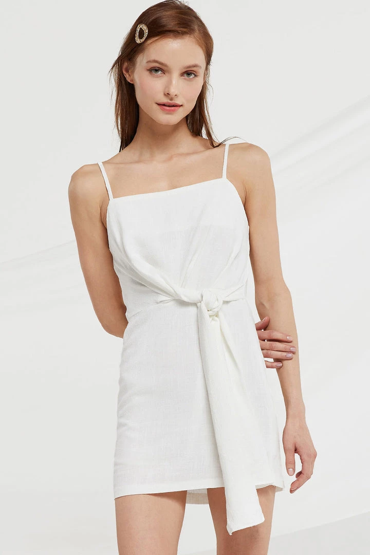 STORETS CLOTHING Nevaeh Waist Tie Cami Dress