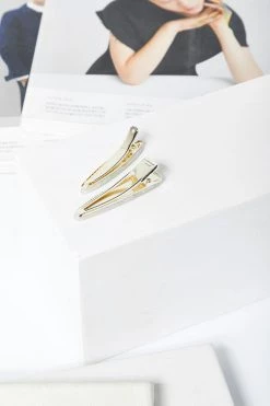 STORETS Marble Acrylic Hair Clip Set ACCESSORIES